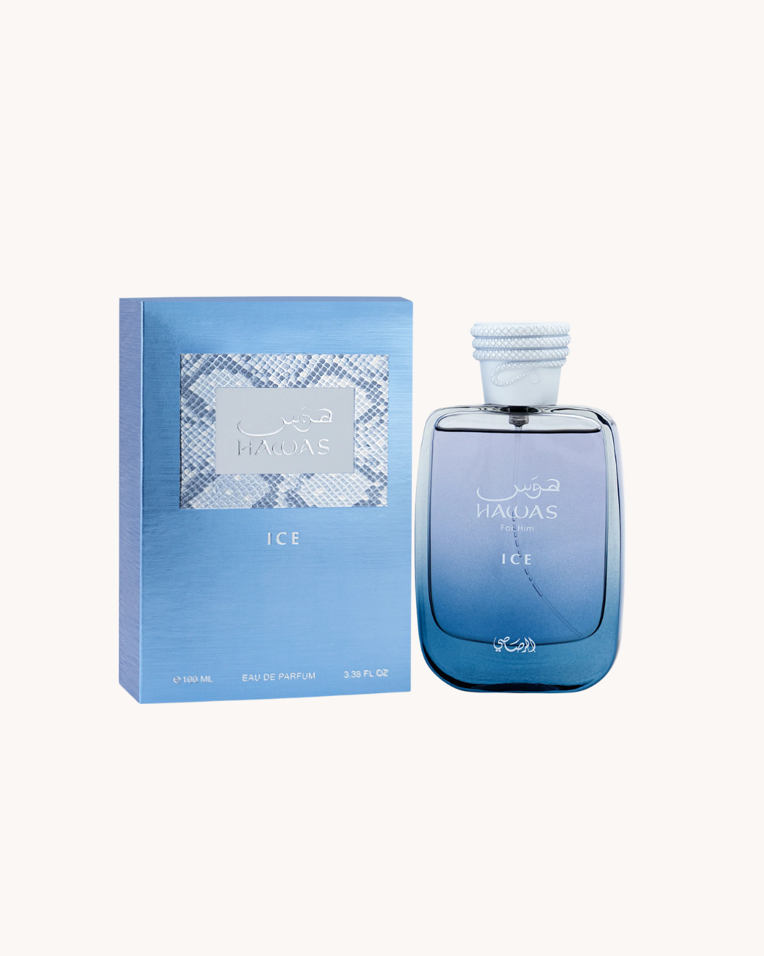 Hawas Ice Eau de Parfum 100ml (3.4oz) by Rasasi — For Men