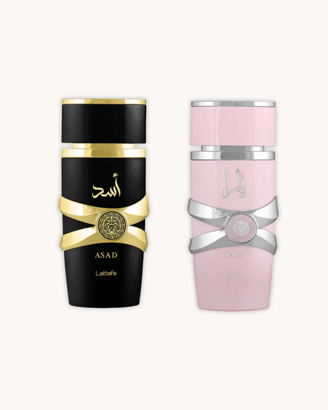 Asad EDP 100ml (3.4oz) by Lattafa & Yara EDP 100ml (3.4oz) by Lattafa (Set of 2)