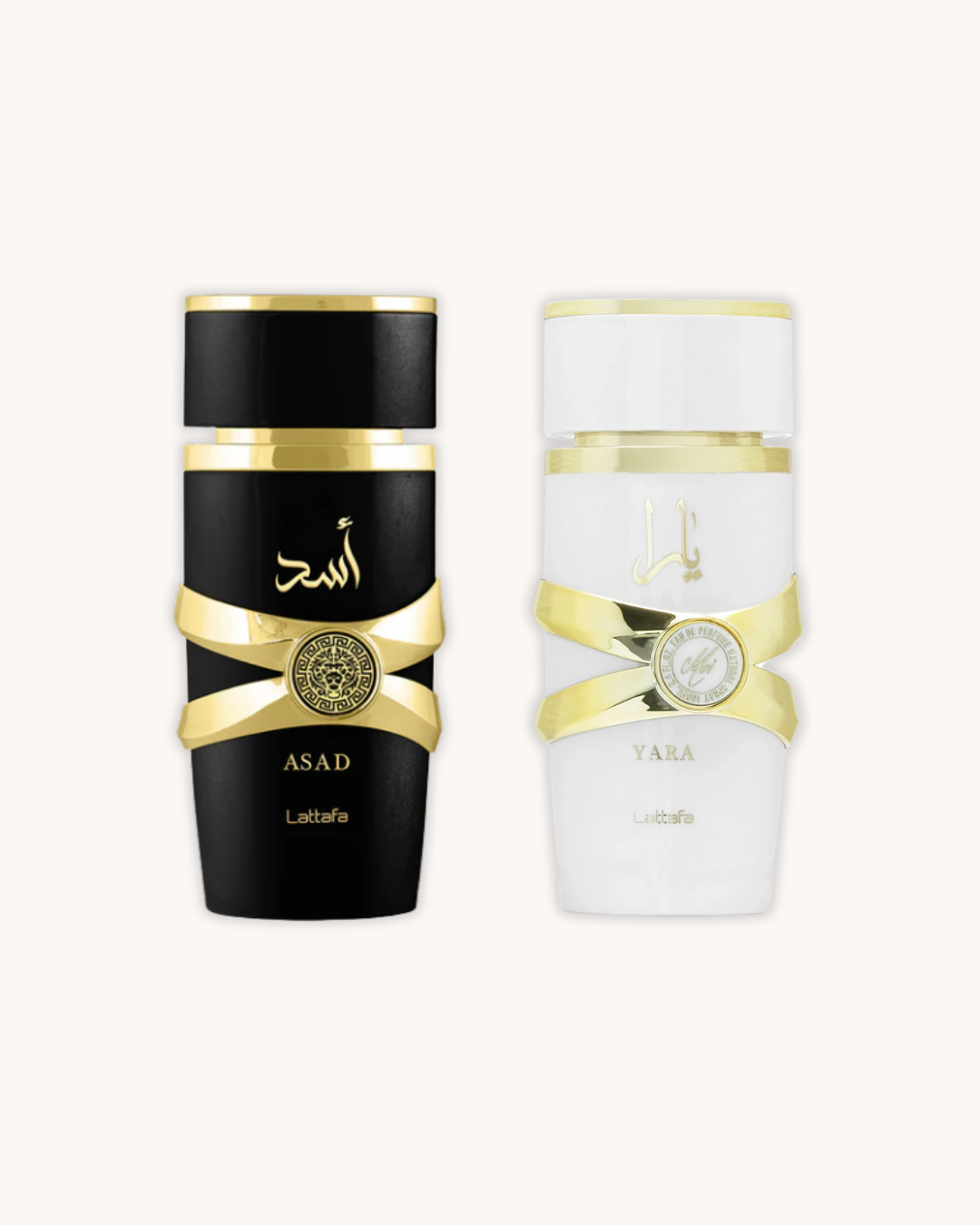 Asad EDP 100ml (3.4oz) (Men) & Yara Moi EDP 100ml (3.4oz) (Women) by Lattafa