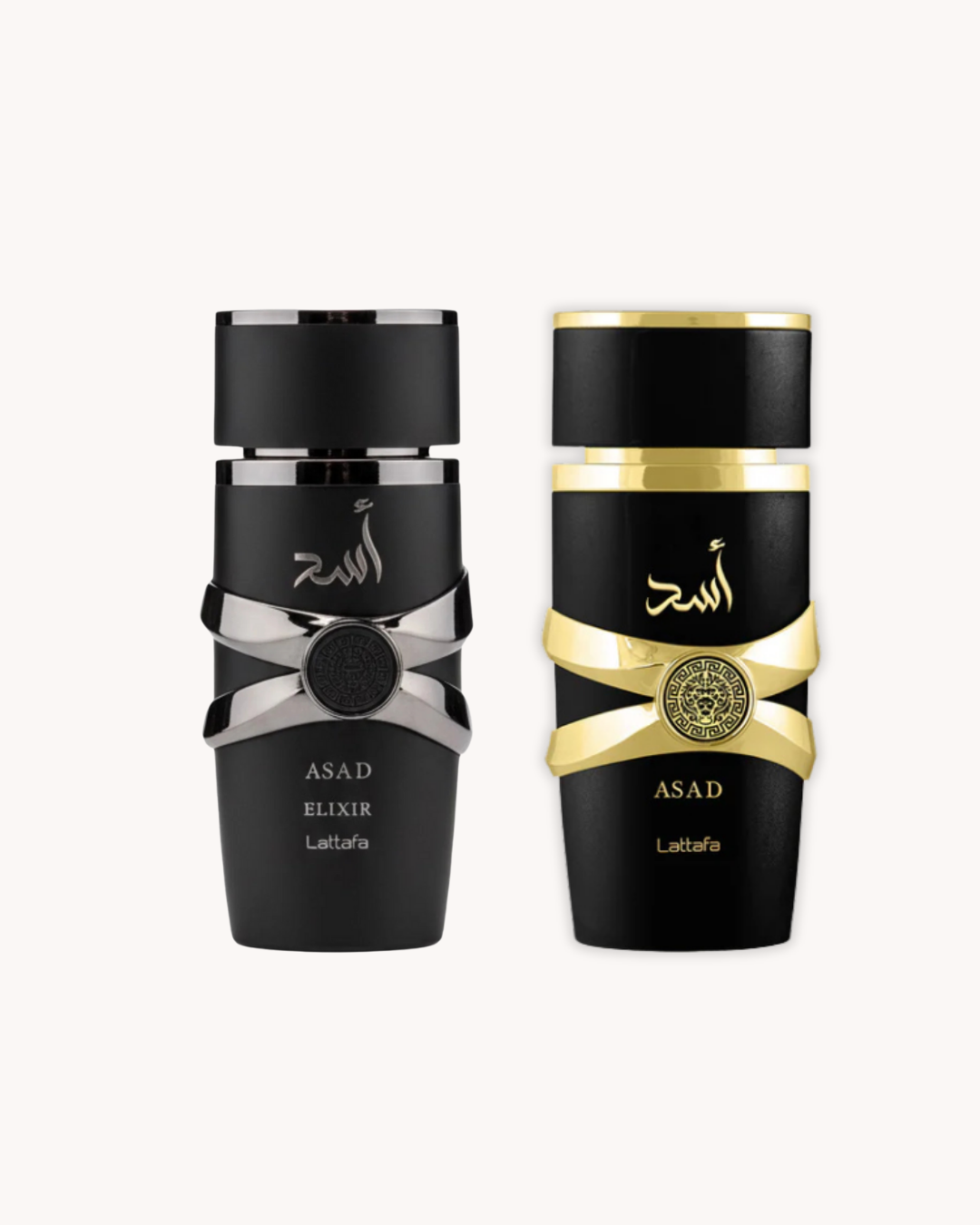 Asad Elixir EDP 100ml (3.4oz) & Asad EDP 100ml (3.4oz) by Lattafa — For Men