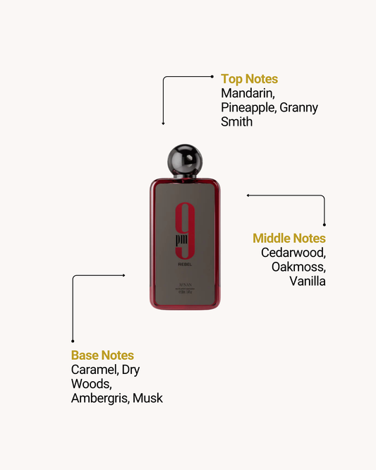 9PM Rebel Eau de Parfum 100ml (3.4oz) by Afnan — Unisex