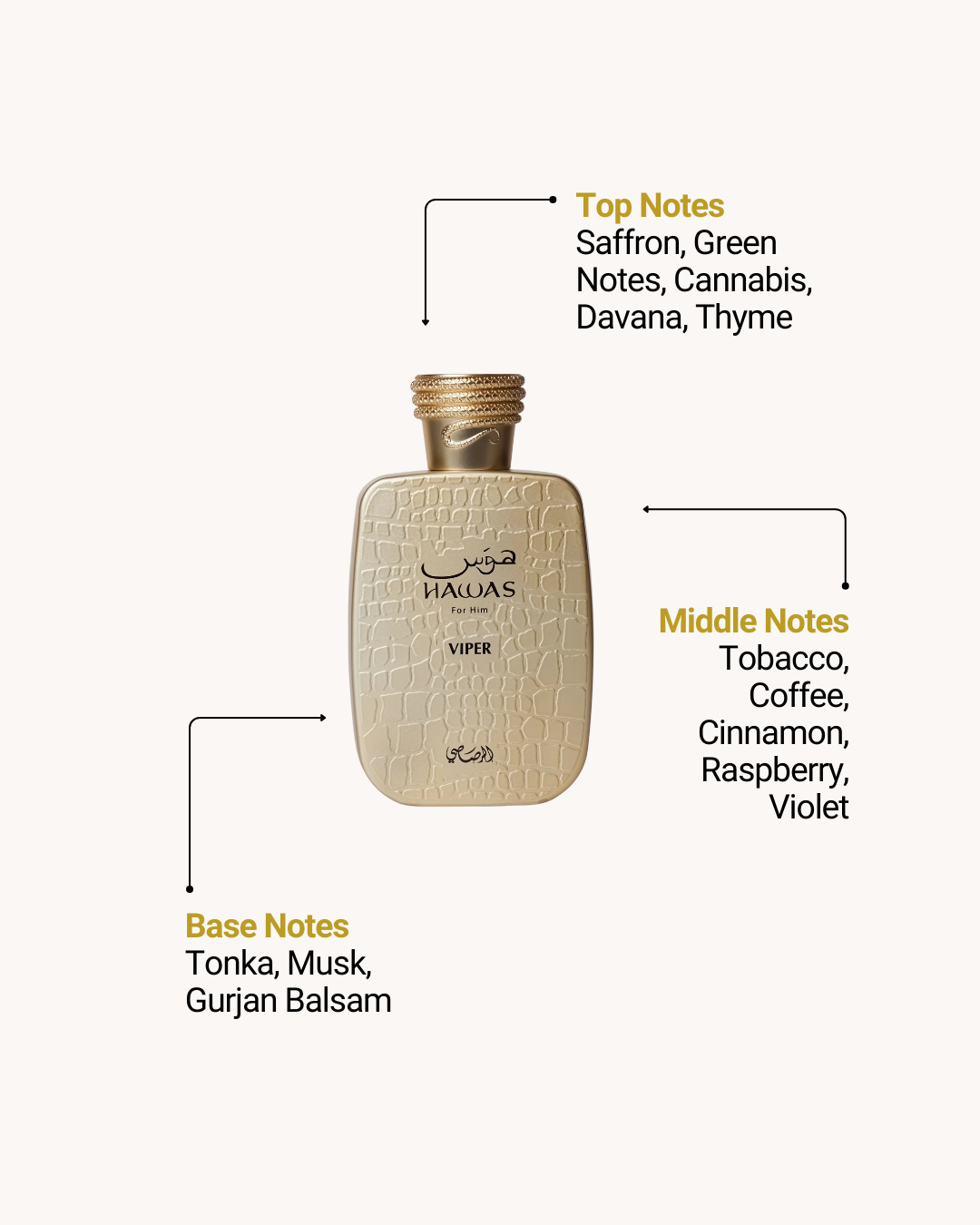 Hawas Atlantis EDP 100ml (3.4oz) & Hawas Viper EDP 100ml (3.4oz) by Rasasi — For Men