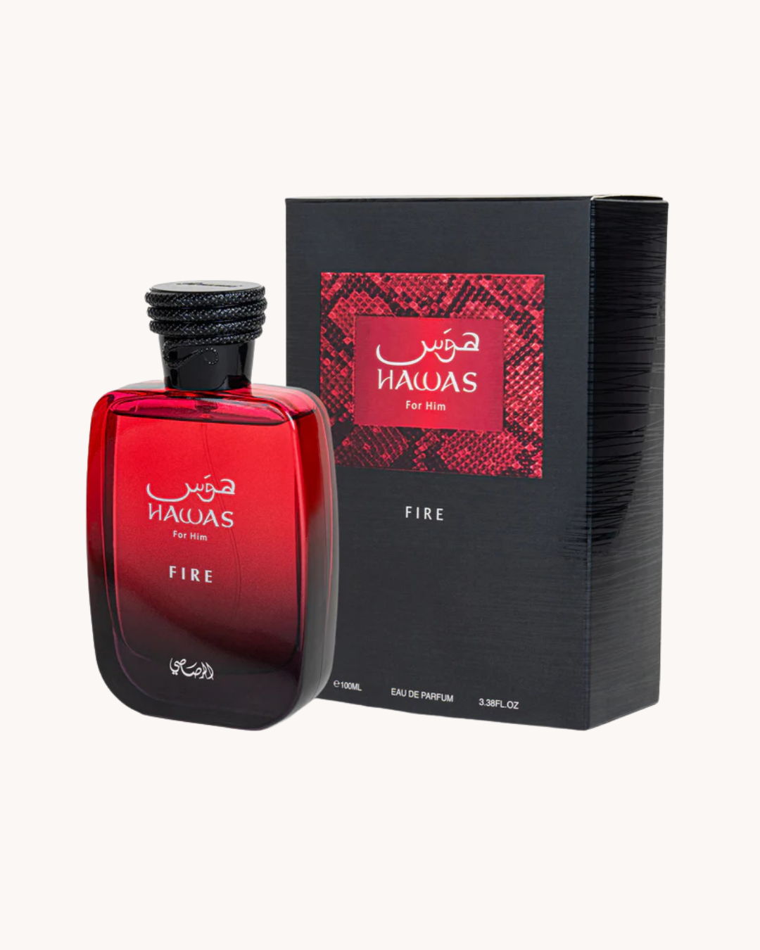 Hawas Fire Eau de Parfum 100ml (3.4oz) by Rasasi — For Men