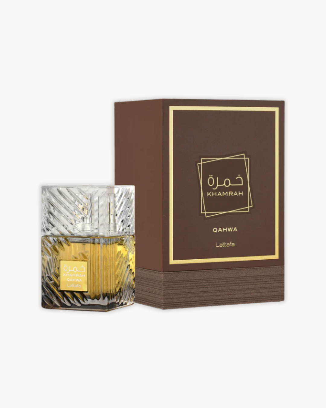 Khamrah EDP 100ml (3.4oz) & Khamrah Qahwa EDP 100ml (3.4oz) by Lattafa (Set of 2)