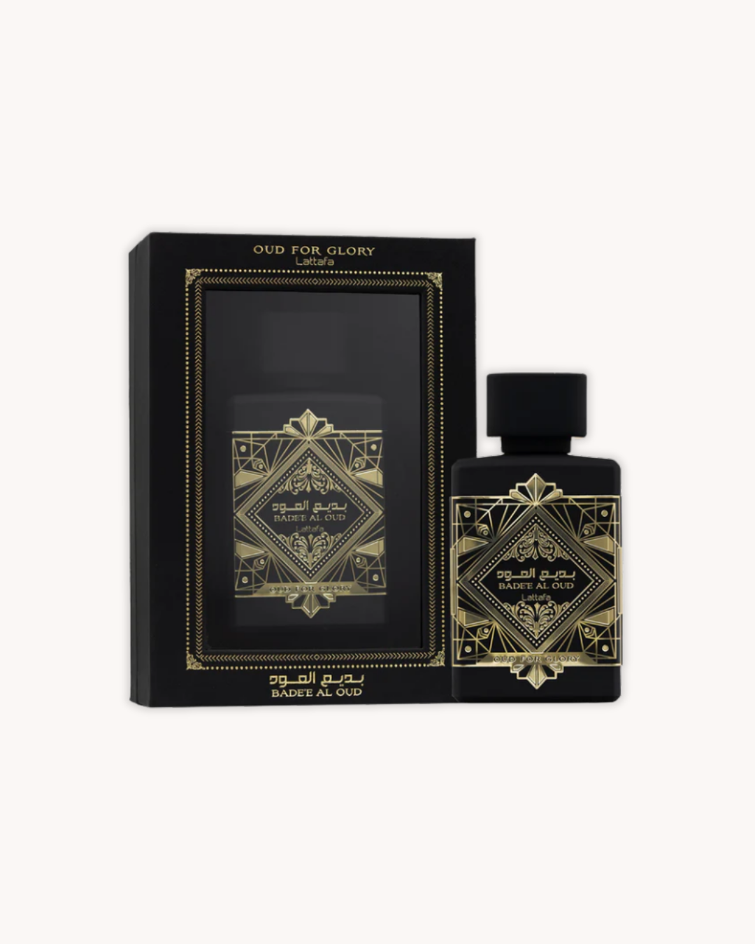 Bade’e Al Oud Amethyst EDP 100ml (3.4oz) & Bade’e Al Oud For Glory EDP 100ml (3.4oz) by Lattafa — Unisex