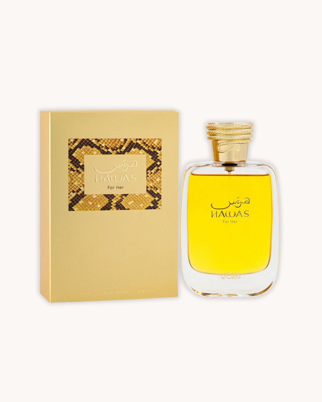 Hawas For Him EDP 100ml (3.4oz) & Hawas For Her EDP 100ml (3.4oz) by Rasasi (Set of 2)